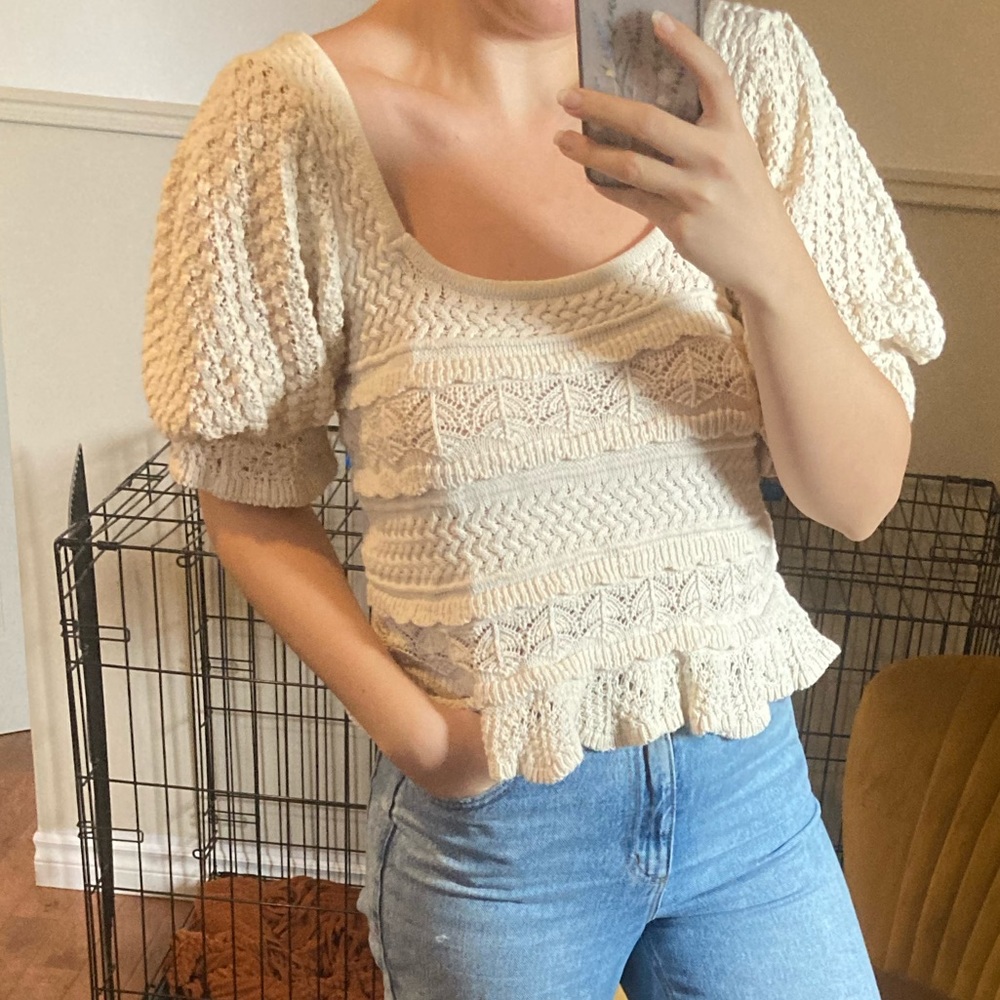 Zara knit top